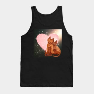 cute family of cats Tank Top